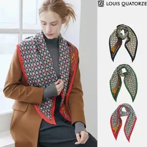 [롯데백화점]루이까또즈 이보르  울실크 마름모 스카프 1ESD031