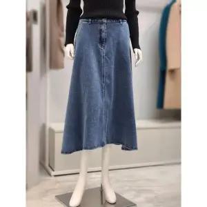 [베스띠벨리] 세이브존02 기모 청 스커트 BL-SKX2362-0 (S43393213)