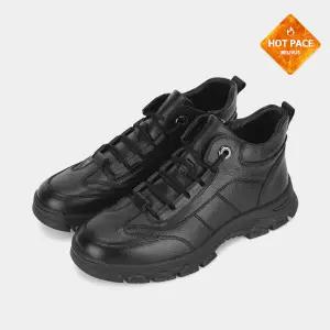 빌리버스 남성 데일리 겨울 털 안감 하이탑 워커 소가죽 방한화 패션 부츠 BSS839