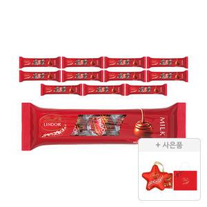 농심 린도볼 밀크 37g, 3P, 12개 + 증정(린트 오너먼트, 1개 + 쇼핑백, 1개)