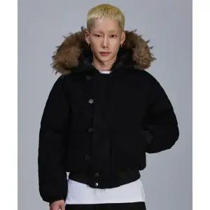 SCALLYWAG 빈티지 워시드 N2B 숏 패딩 자켓[블랙]