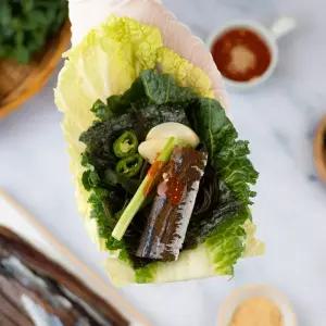 포항 구룡포 과메기 5미10쪽 해초야채세트+특제 초장소스 150ml