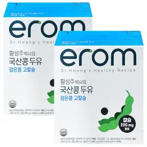 이롬 황성주 박사의 국산콩 두유 검은콩 고칼슘 190ml 32개