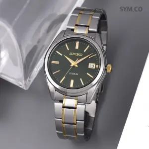 세이코 SUR377P1 사파이어 클래식 정장 그린 콤비 티타늄 남자 메탈 시계 c