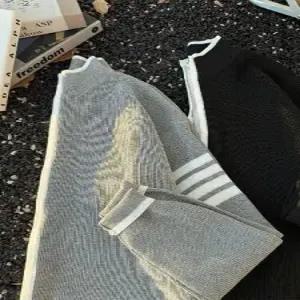 GLINE 남성니트 집업 양 카디건 스웨터 가을 겨울 빈티지 네 줄 차이나 니트 캐주얼 힛템