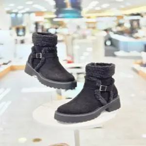 [미셸by탠디] 미셸 by 탠디 x25519ma 여성신발 6cm 통굽 하프 방한 털부츠