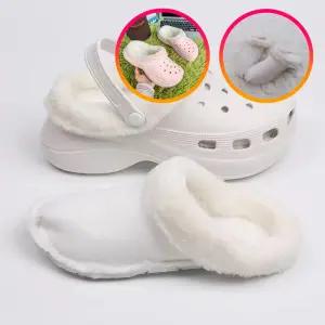 크록스 호환 내피 1개 탈부착 분리형 겨울 보온 슬리퍼 안감 교체용