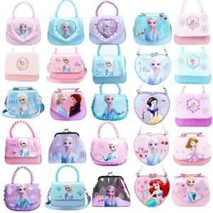 디즈니 정품 겨울왕국 엘사 가방 LED 핸드백 여아선물