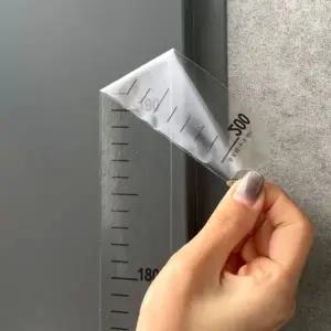 붙이는 스티커 키재기자 투명