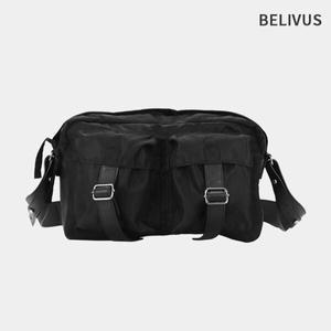 빌리버스 남자 남성 데일리 빅포켓 슬링백 블랙 경량 버클 크로스백 BPLB005