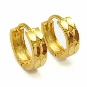 [골드리카]순금 스팽글 원터치 귀걸이 3.75g