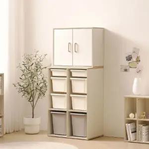 아이방 꾸미기! 복합수납 옷장, 유해물질 없는 스마트 정리! WB696