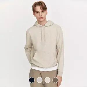 025922 브러시드 테리 솔리드 후드티