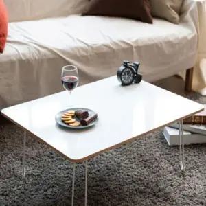 [하프클럽/]800간이책상 바닥책상 낮은 800 라운드 작은테이블 800mm