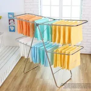 2단 건조대 폴딩 튼튼한 대형 빨래 올스텐 베란다