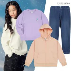 [즉할30%+추가5%][탑텐키즈 외] 크리스마스 파이널위크 맨투맨/후드/스웨터/팬츠/원피스 외 100종