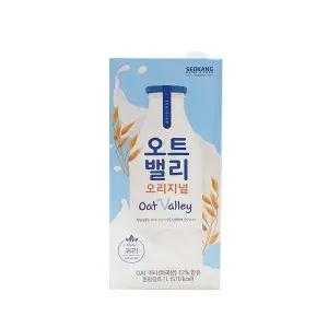 메가커피 서강 오트밸리 오리지널 귀리우유 1L 1박스 10개