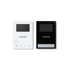 코콤 KCV-434 단품 블랙 화이트 4선식 아날로그 비디오폰 D