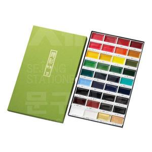 세종문구화구-지그 안채탐미 고체물감 36색/ZIG-MC20/36V