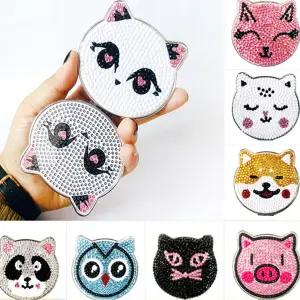 보석십자수 거울 만들기 DIY 비즈 규빅 양면원형 거울