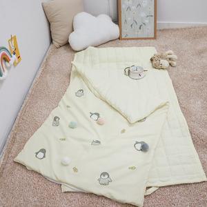 [아이자리]귀여운 항균 사계절 일체형 낮잠이불 디어핑구