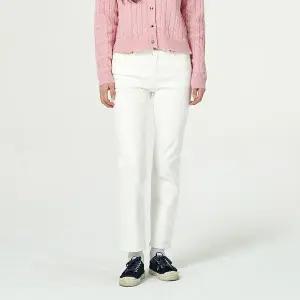 [잠뱅이](김해점)여)아이보리 오비안밴드 시계포켓 변형 노말워싱 양모데님 IG-IV AN4DIG858