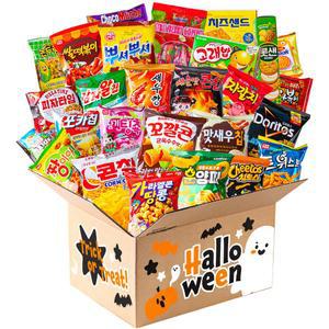 (풍성한선물) 할로윈 프리미엄 유령 과자 선물박스 / 유치원 학교 간식 사무실 단체 종합과자세트