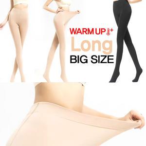 2XL 빅사이즈 기모스타킹2P 여성타이즈 겨울스타킹 유발 무발레깅스