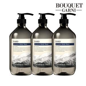 부케가르니 히말라야 허브 나드 모이스처 바디워시 시그니처향 1000ml x3개