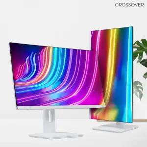 크로스오버 273QH9M 68cm QHD IPS 100Hz 화이트 피봇 세로 컴퓨터 모니터 무결점