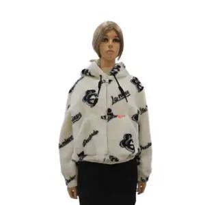 [에고이스트] 로고 그래픽 후디 뽀글이 점퍼 EP4FZ-960