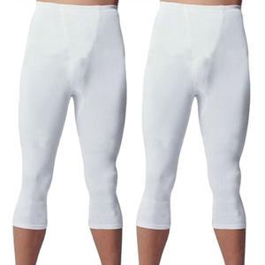 [BYC] 7부 남성 내복 바지 2종 세트-WH