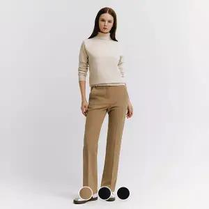 [지오다노] 414916 여 브러시드 부츠컷 슬렉스