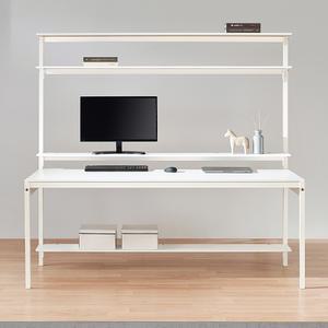 다윈 일자형 철제 공부 중 고등 학생 화이트 1인용 데스크 서재 거실 2인용 컴퓨터책상 게이밍 블랙 긴책상 선반형