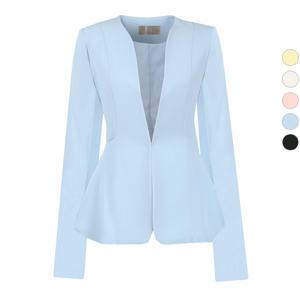 여성 모던 절개 훌라인 정장 자켓