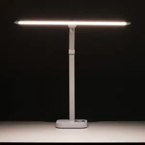 [본사직영] 덱스탑 데스크 LED 스탠드 라이트 PRO 화이트 DLR-01WH