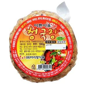 아리랑식품 아리랑 이쁜이표 청국장 180g 항아리 이강산닷컴