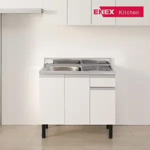 유닉 DIY 소형 싱크대 스텐레스 서랍 개수대 900  일반볼)