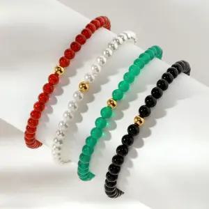 골드팡 24k 골든볼 천연석 비즈팔찌 (4종)