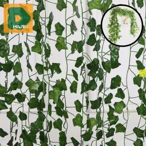 인테리어 인조넝쿨 10줄세트 홈카페 덩굴 벽면 아치 조화 행잉 가랜드 연출 잎사귀 식물 벽장식 플랜트