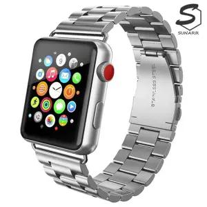 애플워치SE 3 2 40mm 44mm 호환 스테인리스 스틸 고급 메탈 스마트워치 밴드 시