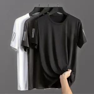 쿨 아이스 냉감 반팔 티셔츠 기능성 라운드 남성 남자 반팔티