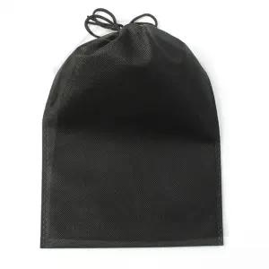 양쪽 스트링 부직포 파우치 20p세트(30x39cm) (블랙)/슈즈백/휴대용/가방/골프화/신발/주머니/케이스/출장