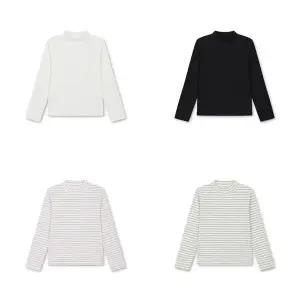 [대구백화점] [탑텐키즈]여아) 립 모크넥 긴팔티(MKF4TU2002)