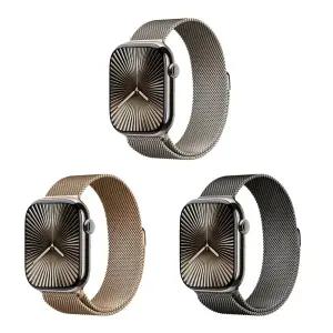 Apple Watch 11 GPS + Cellular 42mm 내추럴 티타늄 케이스/밀레니즈 루프 (내추럴/골드/슬레이트) 선택