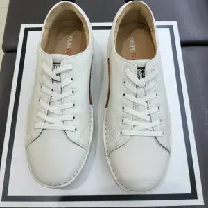 [에스콰이아][행복한백화점][에스콰이아]남성 밴딩 경량 스티치 흰색 스니커즈 YACFHZ018