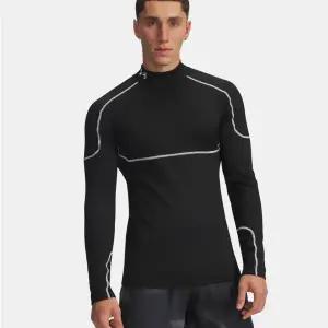 [언더아머](의정부점)6007127 001 블랙 UA 콜드웨더 그리드 남성 긴팔 모크 기모 기능성 긴팔티