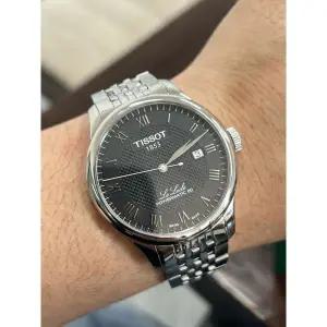 티쏘 [세금포함] [정품] Le Locle 자동 T006.407.11.053.00 블랙 다이얼 Roman Numerals 스틸 손목시계 시