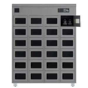 씨원(주) 안전화 살균건조기 개별칸 SDB-N2400G 24켤레용 칸높이 18cm 살균 탈취 건조 산업용 신발건조기