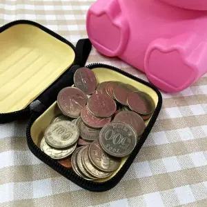 미니 하드파우치 여행 소품보관 작은 가방 레오파드